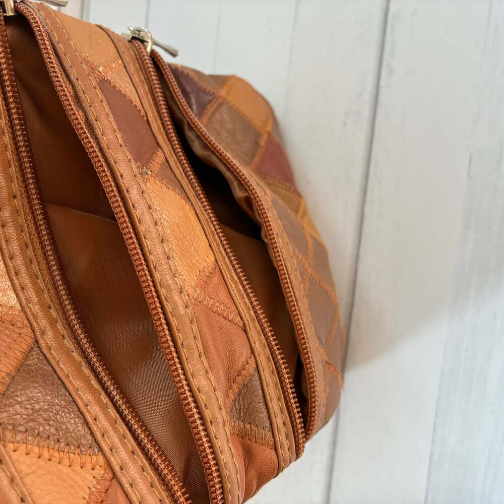 Vintage Patchwork Leather Bag - Picture 4 of 6
